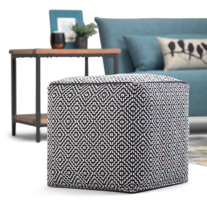 Colsen 18 in Wide Square Pouf