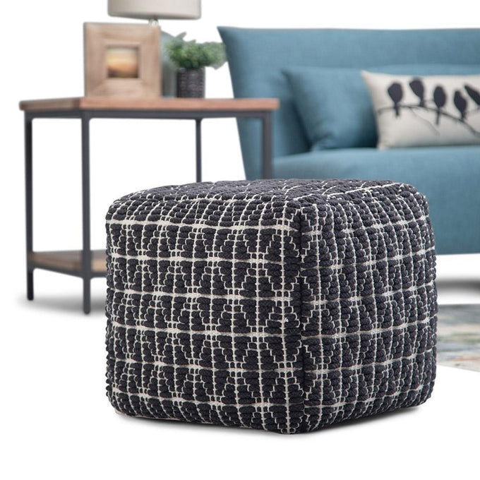 Blythe 18 in Wide Cube Pouf