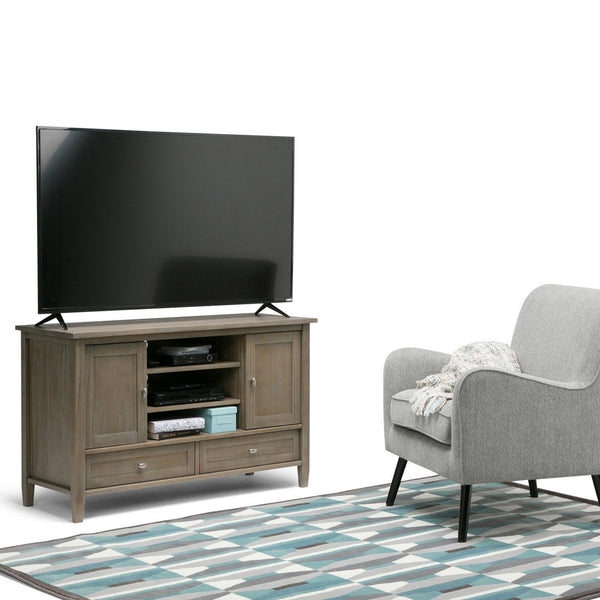 Distressed Grey | Warm Shaker 47 inch TV Stand