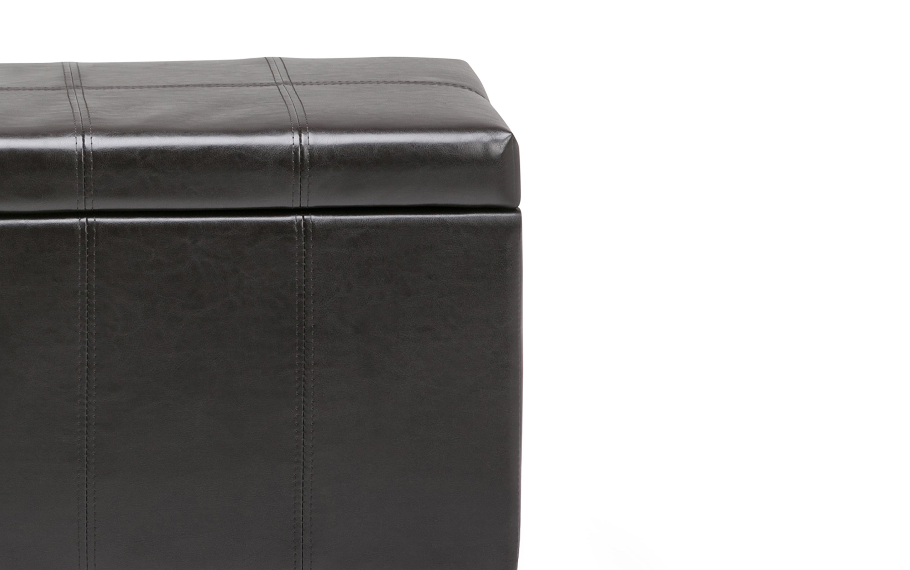 Rectangular Storage Ottoman | Dover Storage Ottoman Bench – Simpli