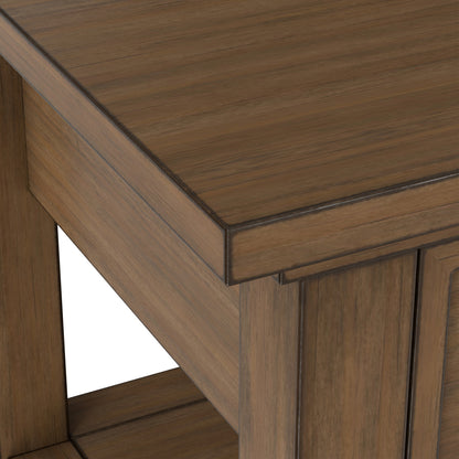 Rustic Natural Aged Brown | Redmond End Table