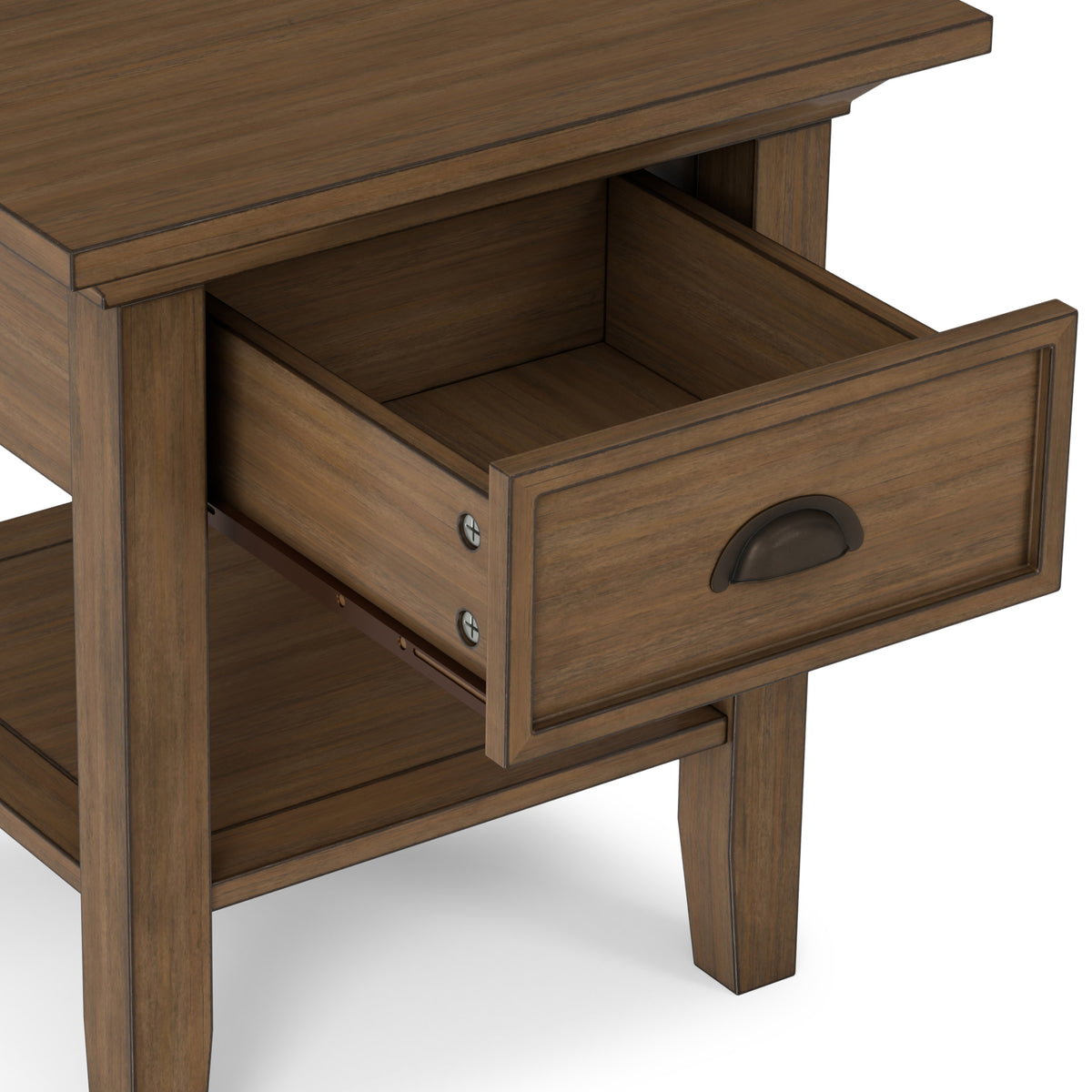 Rustic Natural Aged Brown | Redmond End Table