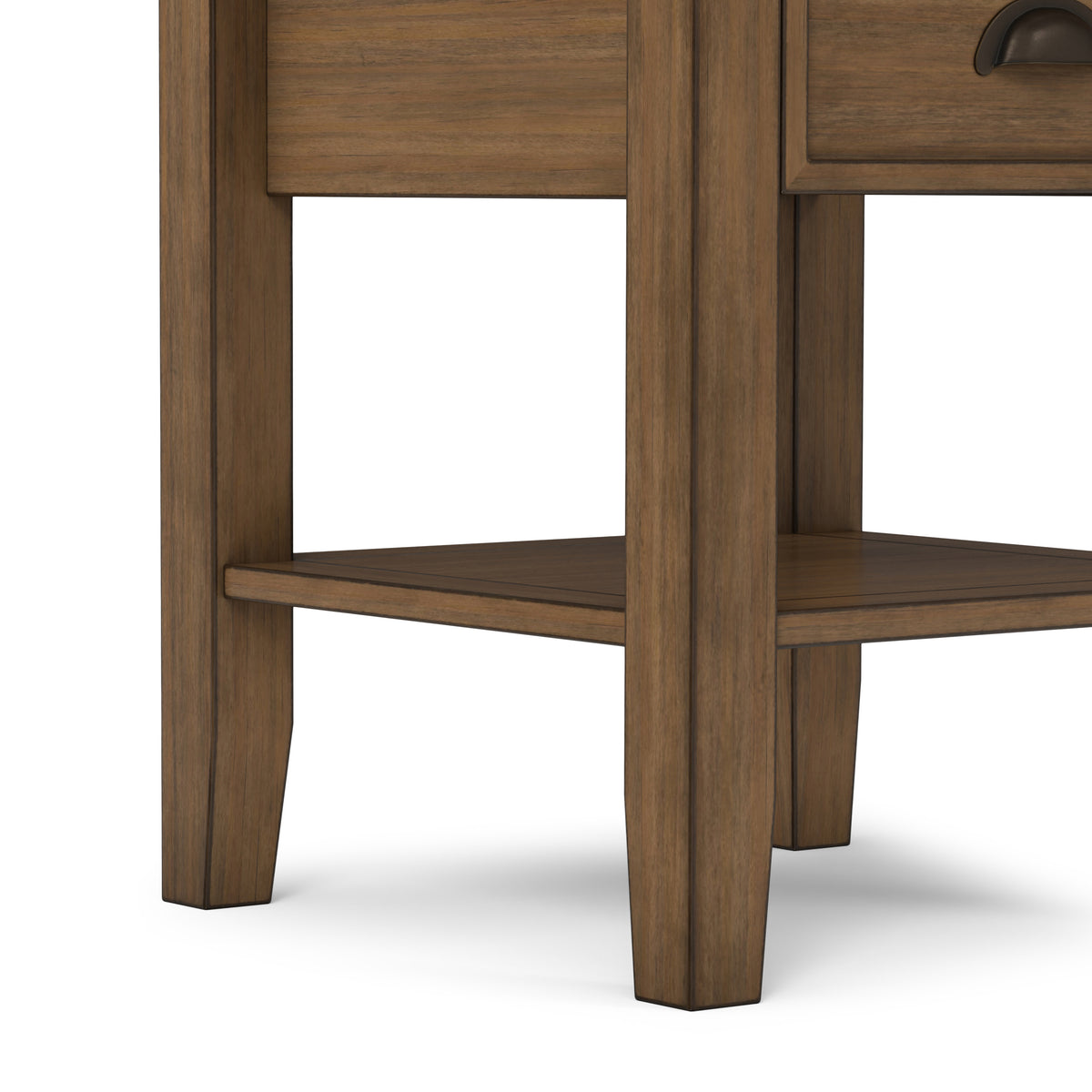 Rustic Natural Aged Brown | Redmond End Table