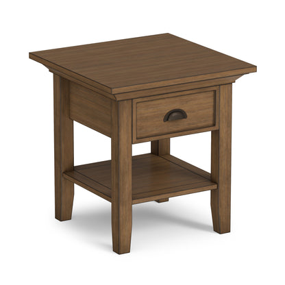 Rustic Natural Aged Brown | Redmond End Table