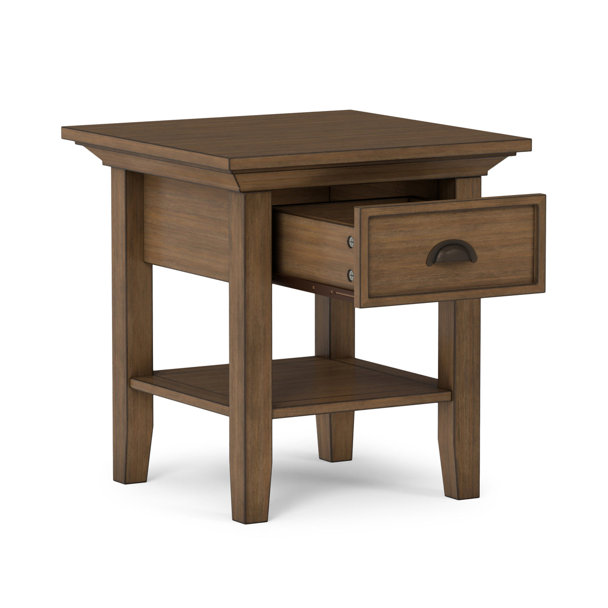 Rustic Natural Aged Brown | Redmond End Table