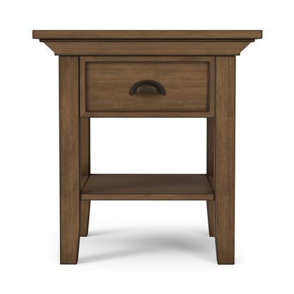 Rustic Natural Aged Brown | Redmond End Table