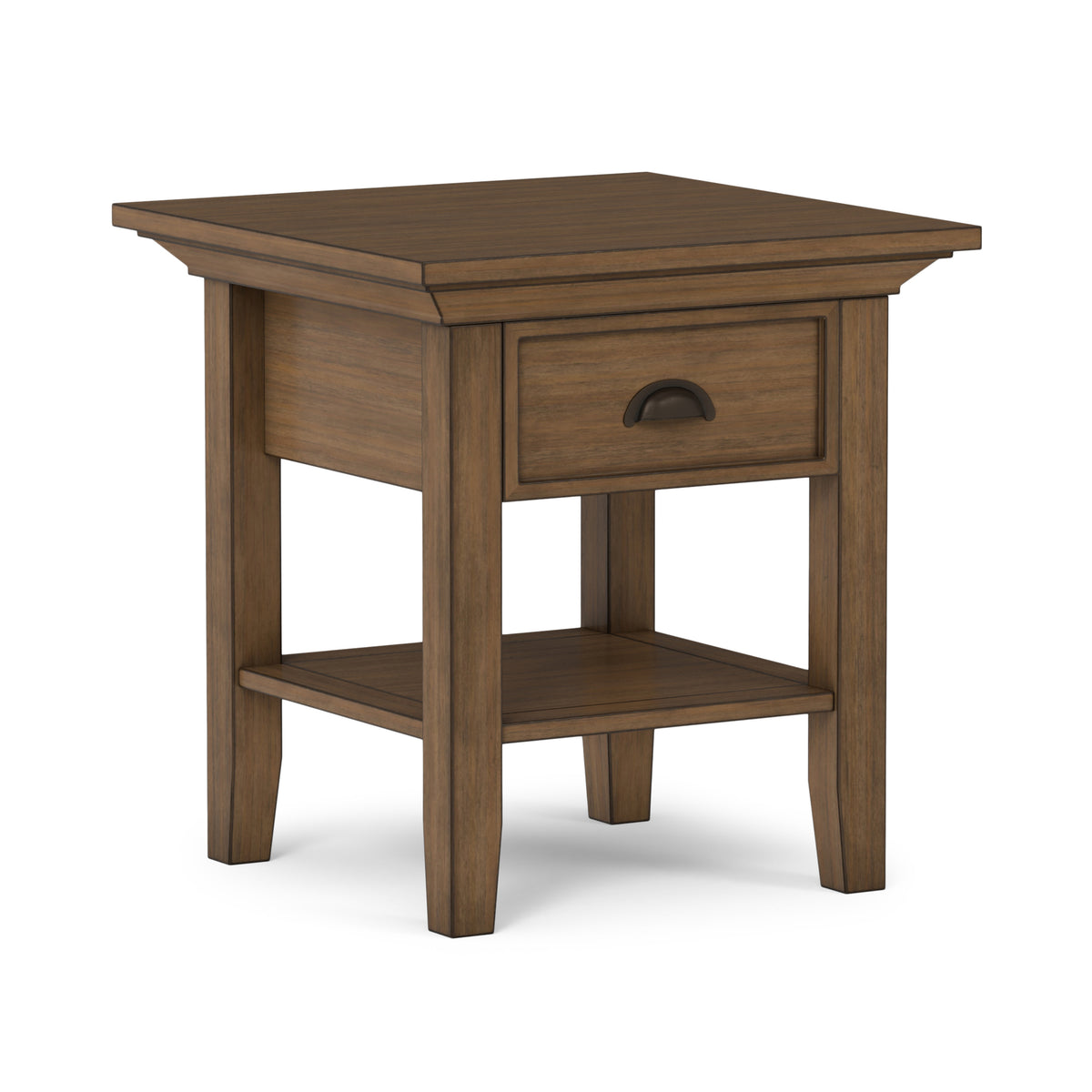Rustic Natural Aged Brown | Redmond End Table