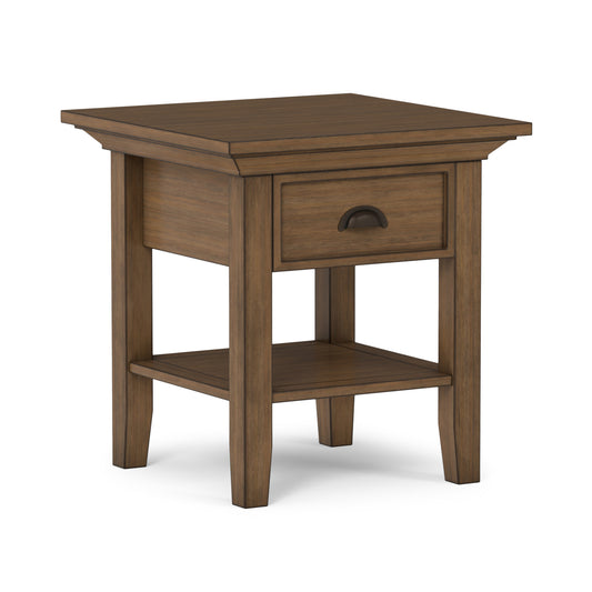 Rustic Natural Aged Brown | Redmond End Table