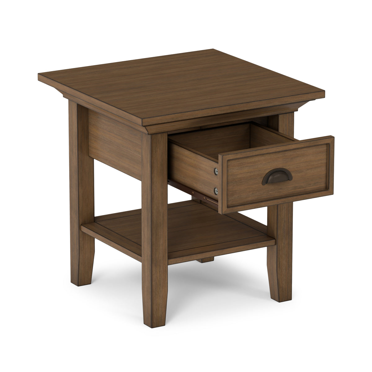 Rustic Natural Aged Brown | Redmond End Table