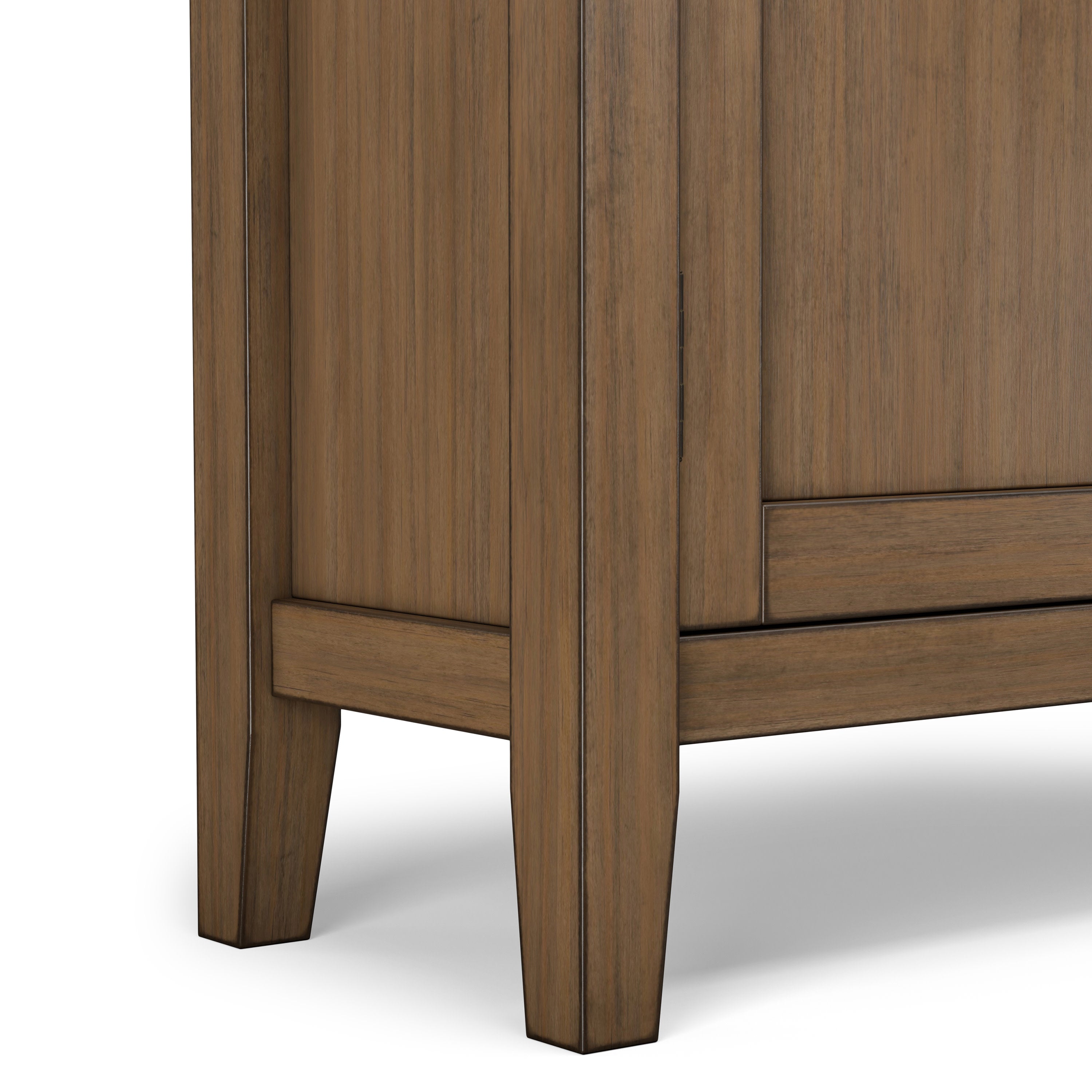 Solid Wood Storage Cabinet | Redmond Low Storage Cabinet – Simpli Home