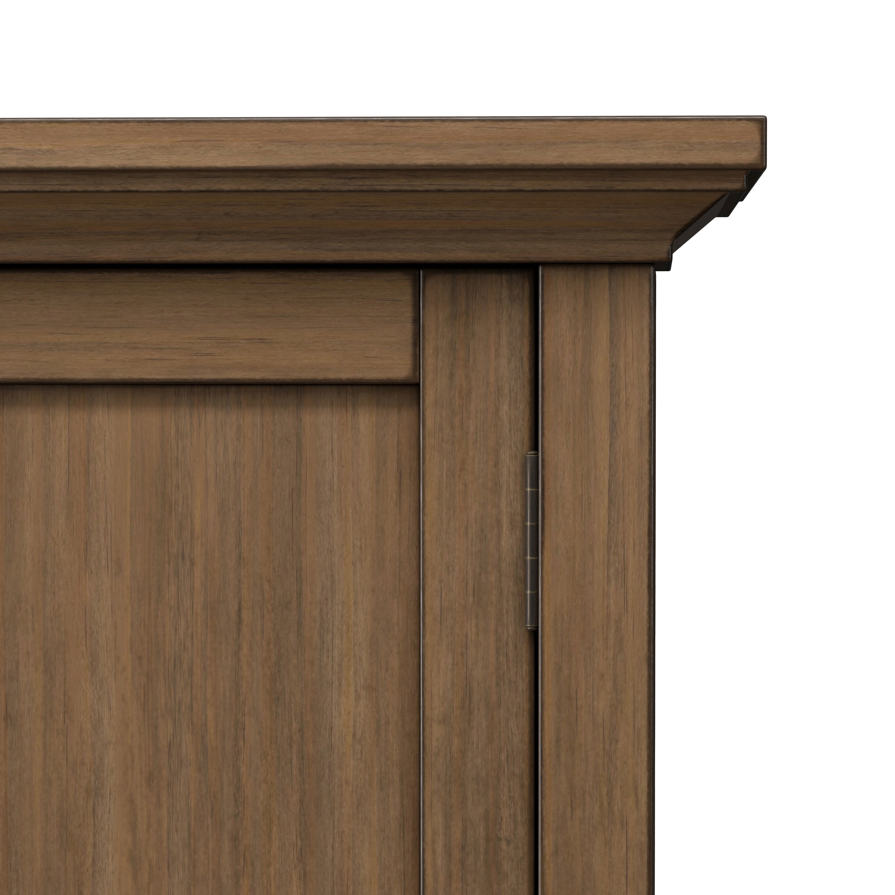 Solid Wood Storage Cabinet | Redmond Low Storage Cabinet – Simpli Home