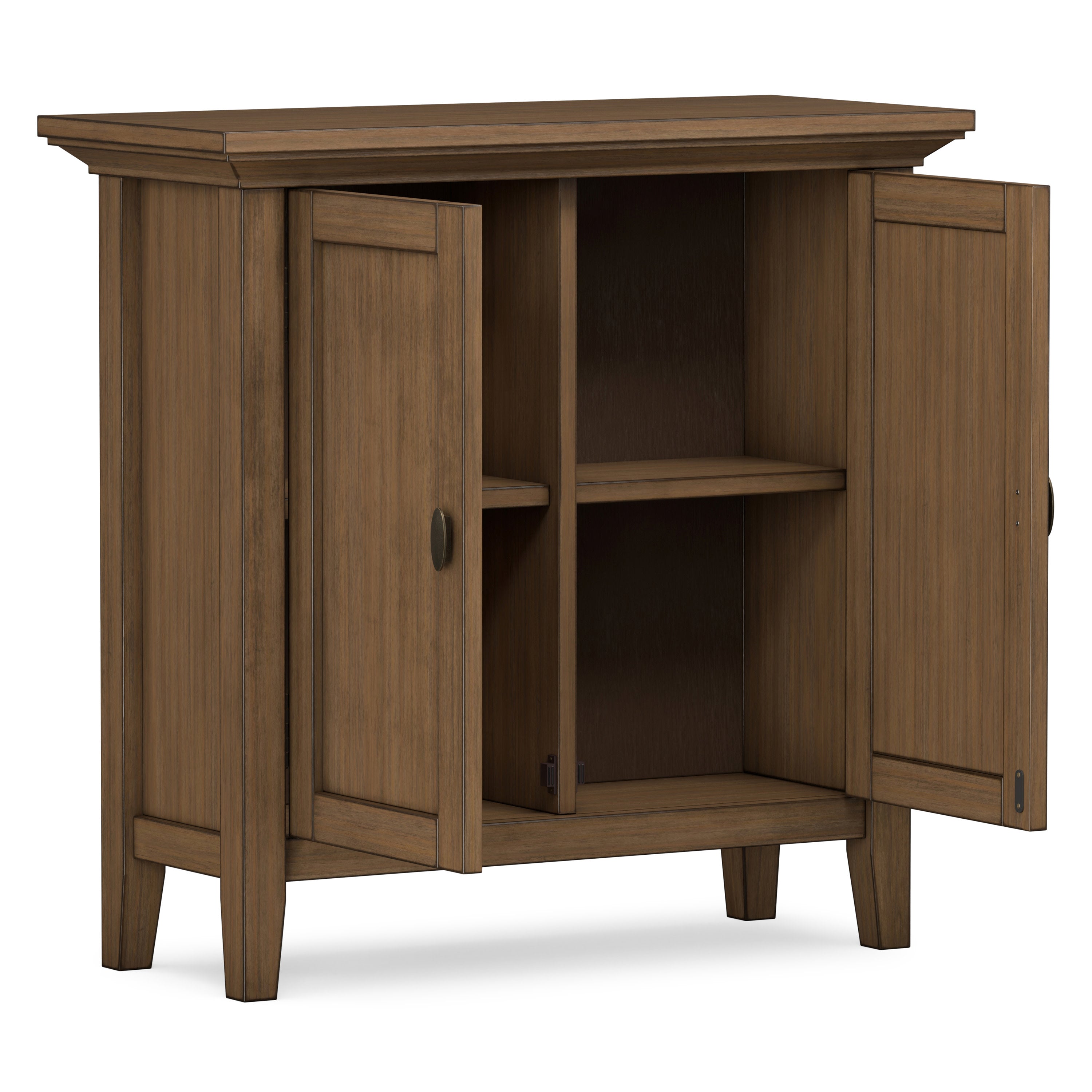 Solid Wood Storage Cabinet | Redmond Low Storage Cabinet – Simpli Home