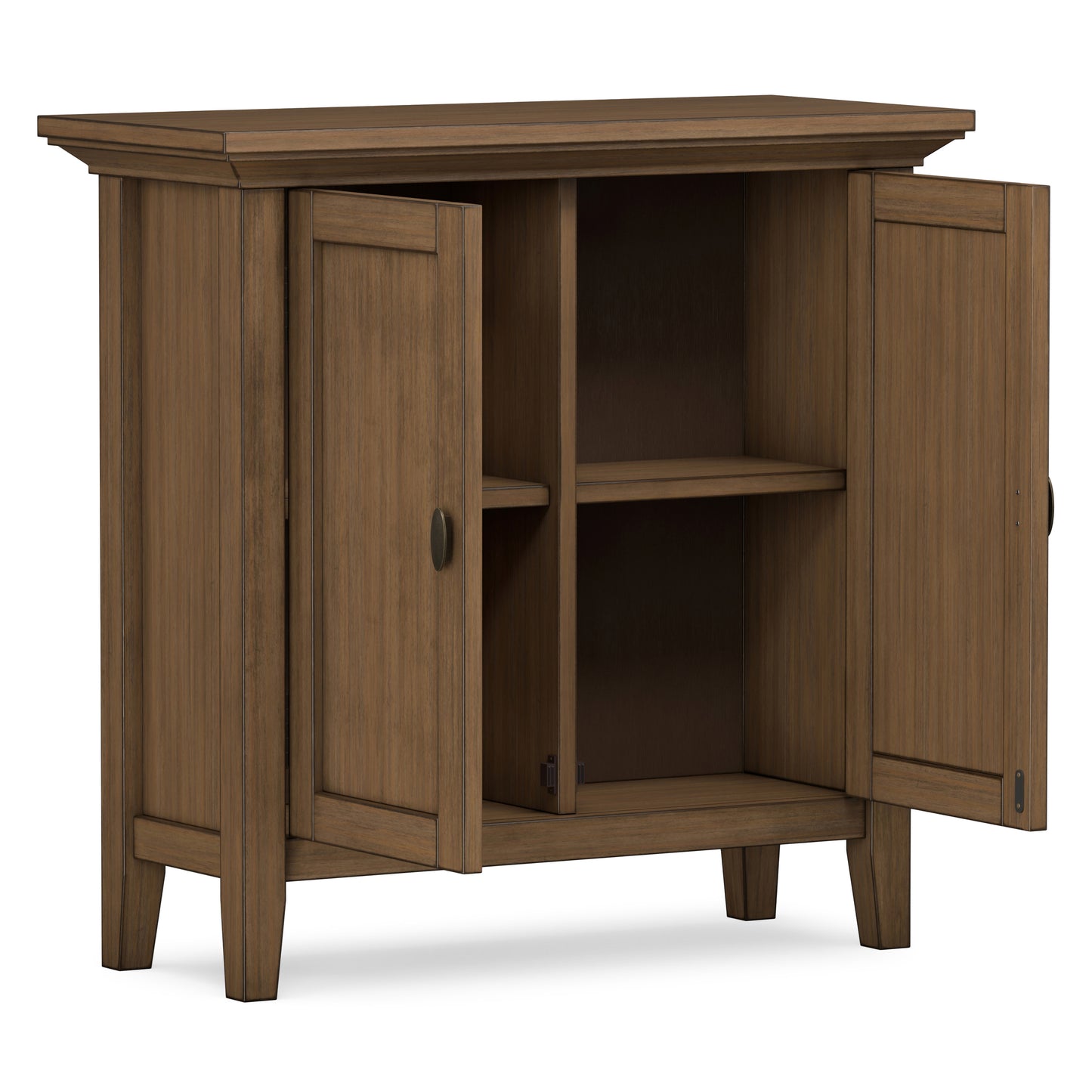 Rustic Natural Aged Brown | Redmond Low Storage Cabinet