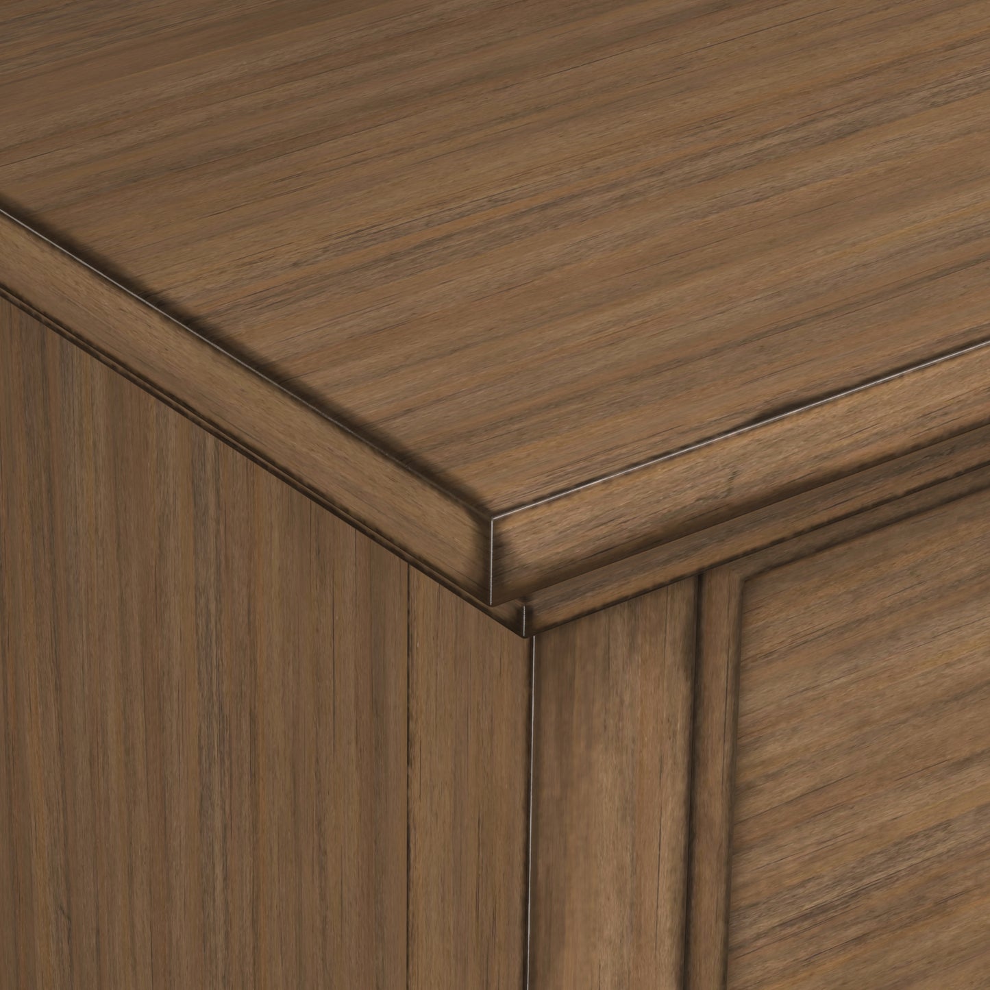 Rustic Natural Aged Brown | Redmond Medium Storage Cabinet