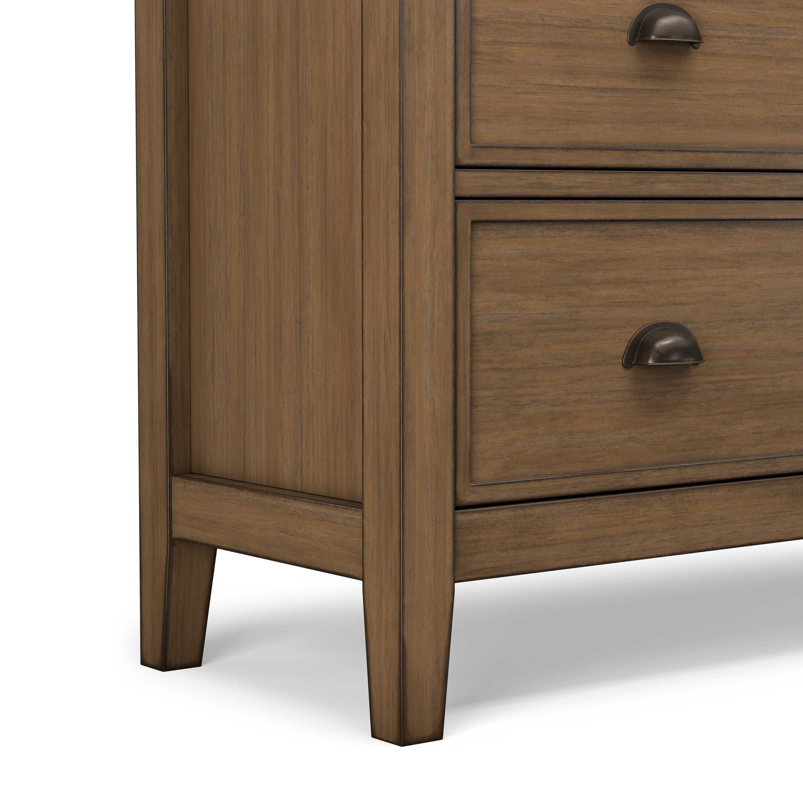 Rustic Natural Aged Brown | Redmond Medium Storage Cabinet