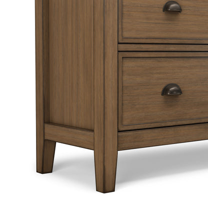 Rustic Natural Aged Brown | Redmond Medium Storage Cabinet