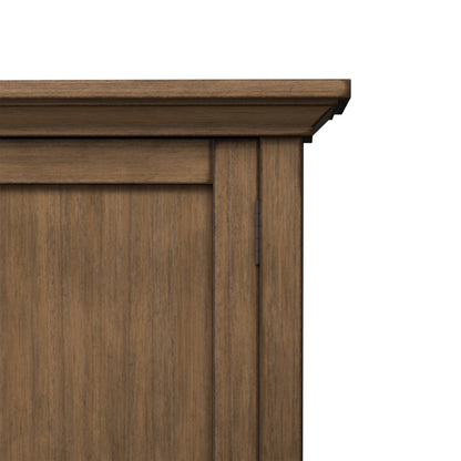 Rustic Natural Aged Brown | Redmond Medium Storage Cabinet