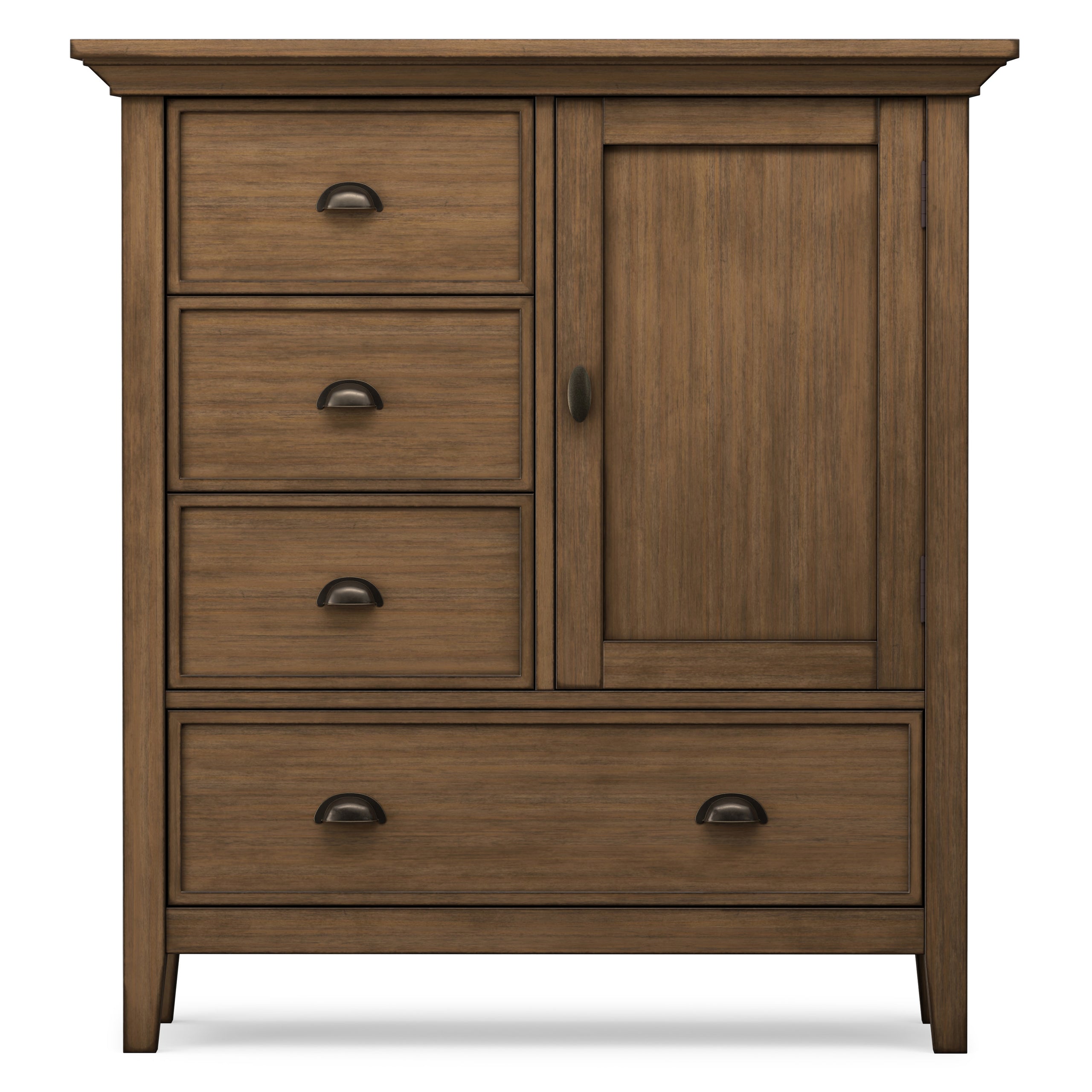 Rustic Natural Aged Brown | Redmond Medium Storage Cabinet