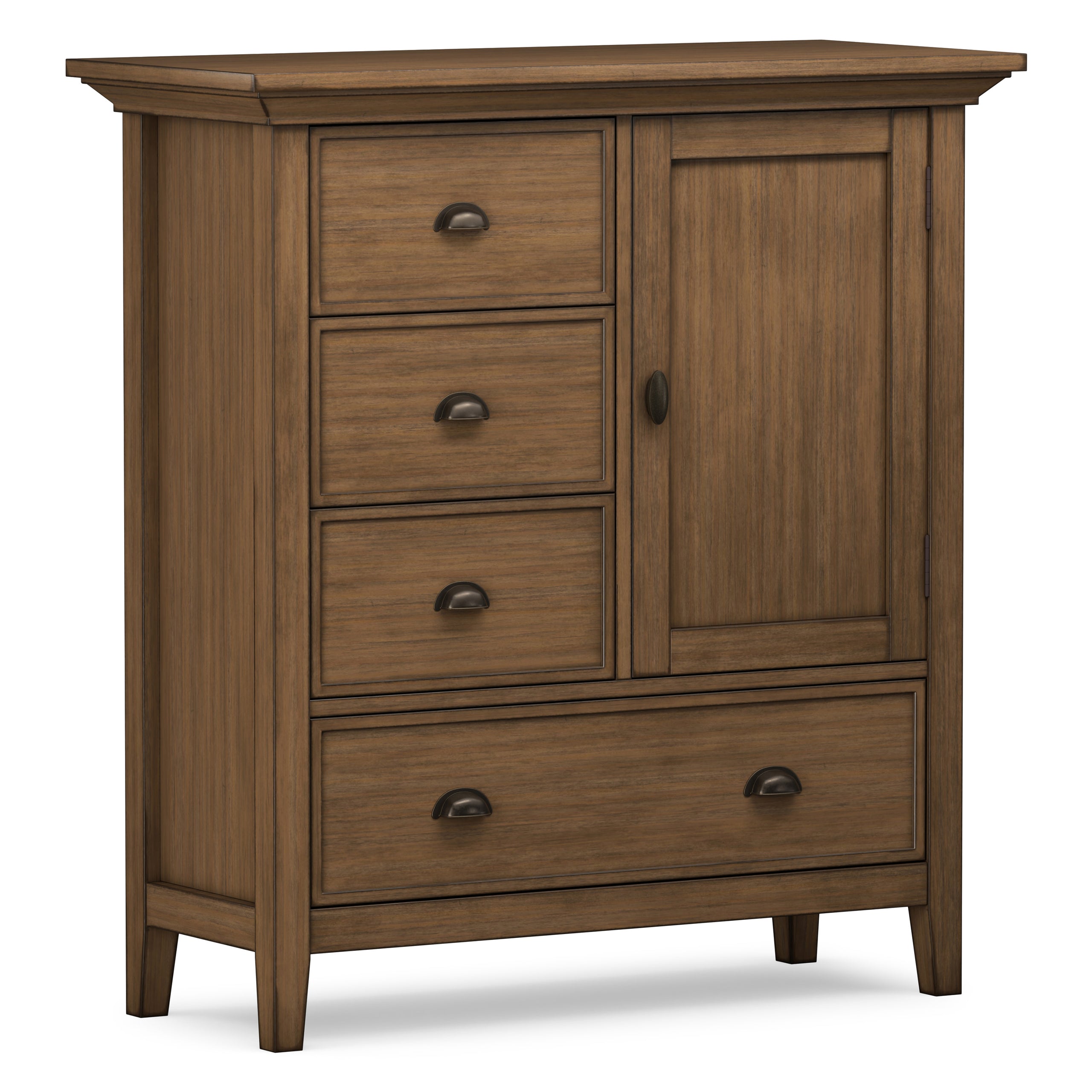 Rustic Natural Aged Brown | Redmond Medium Storage Cabinet