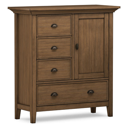 Rustic Natural Aged Brown | Redmond Medium Storage Cabinet