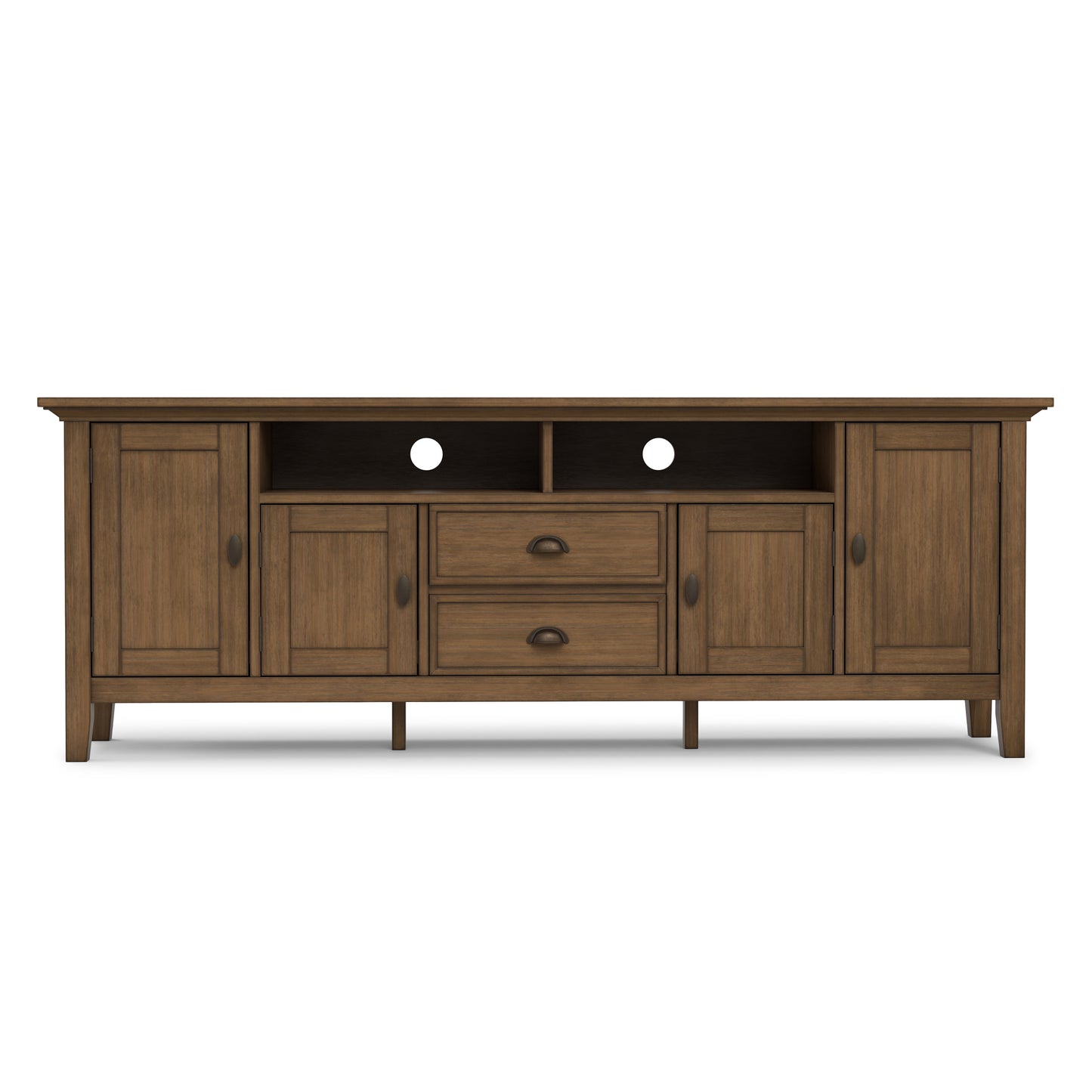 Rustic Natural Aged Brown | Redmond 72 inch TV Stand