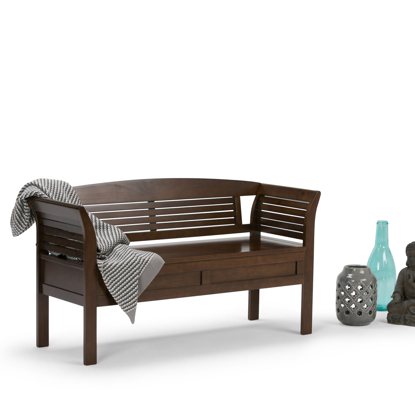 Medium Rustic Brown | Arlington Entryway Bench