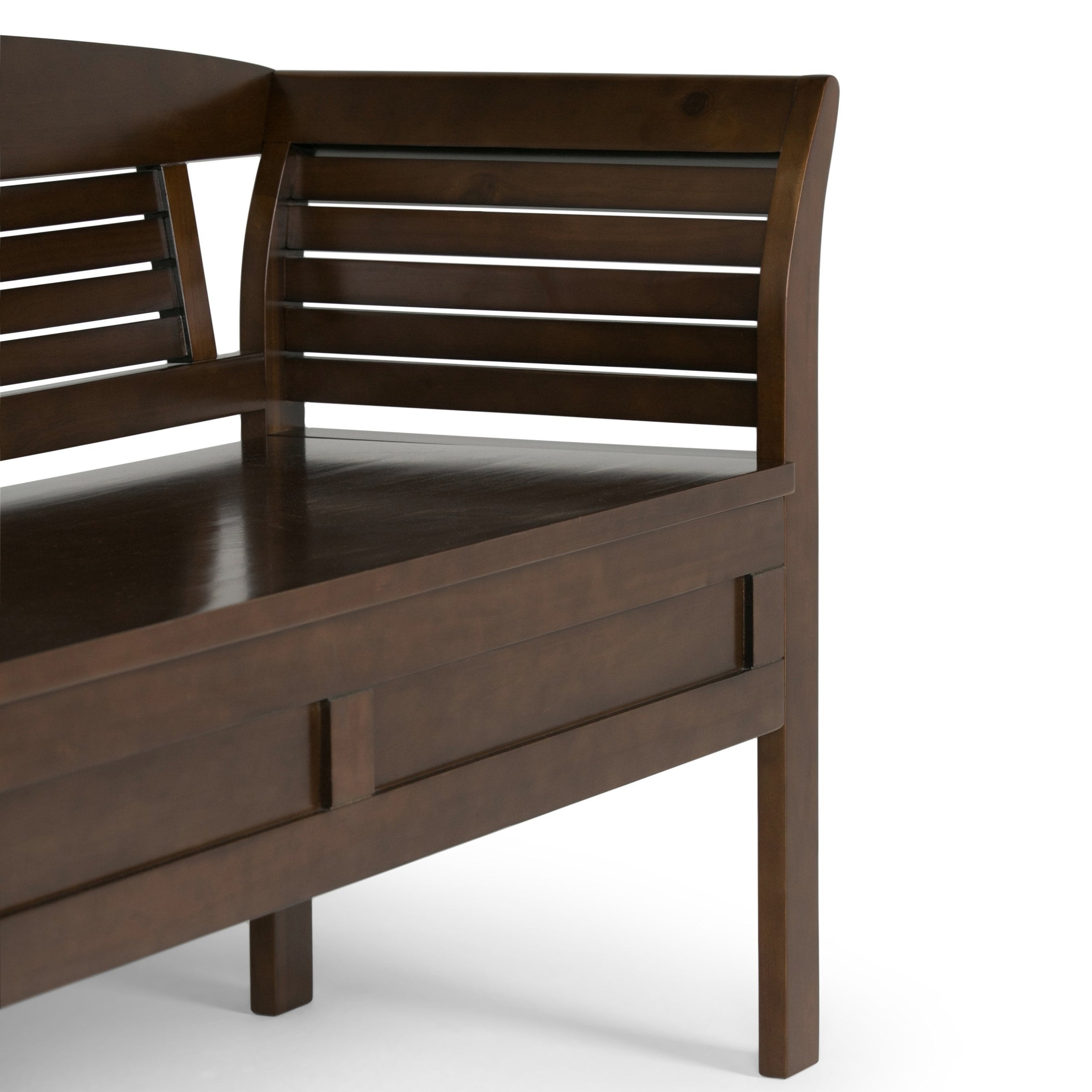 Medium Rustic Brown | Arlington Entryway Bench