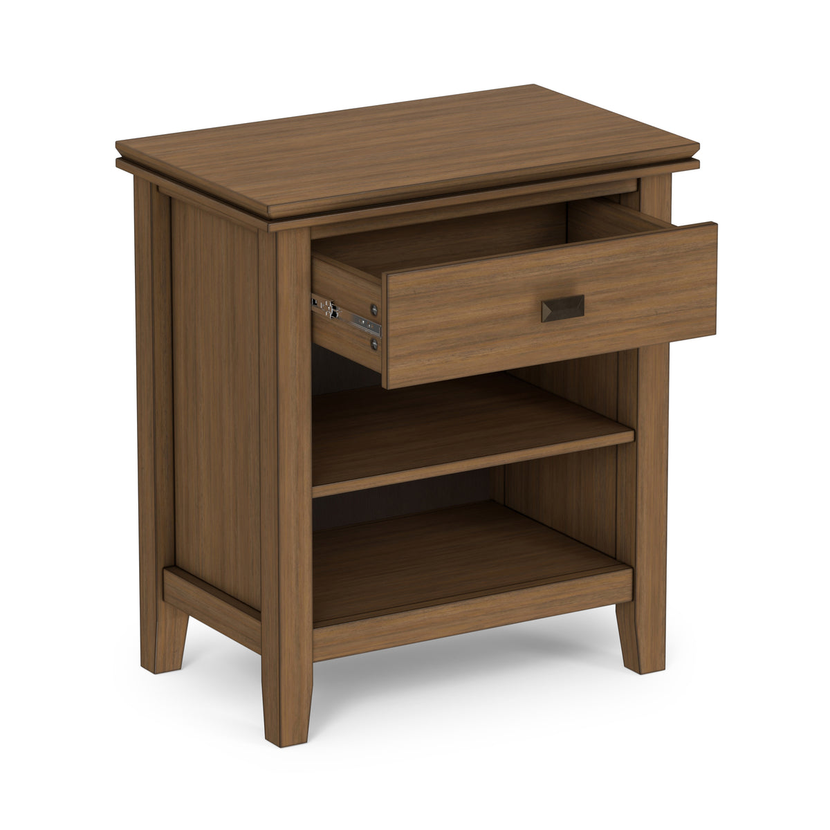 Rustic Natural Aged Brown | Artisan Nightstand