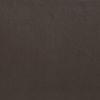 Chocolate Brown Vegan Leather | Avalon Linen Look Storage Ottoman with Three Trays