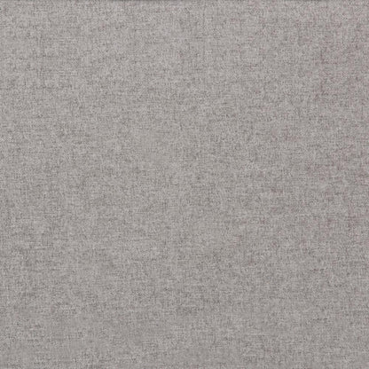 Cloud Grey Linen Style Fabric | Avalon Linen Look Storage Ottoman with Three Trays