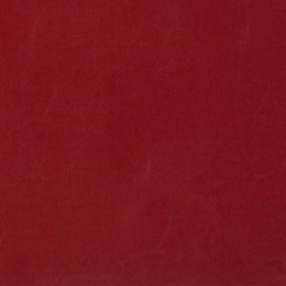Radicchio Red Vegan Leather | Avalon Linen Look Storage Ottoman with Three Trays