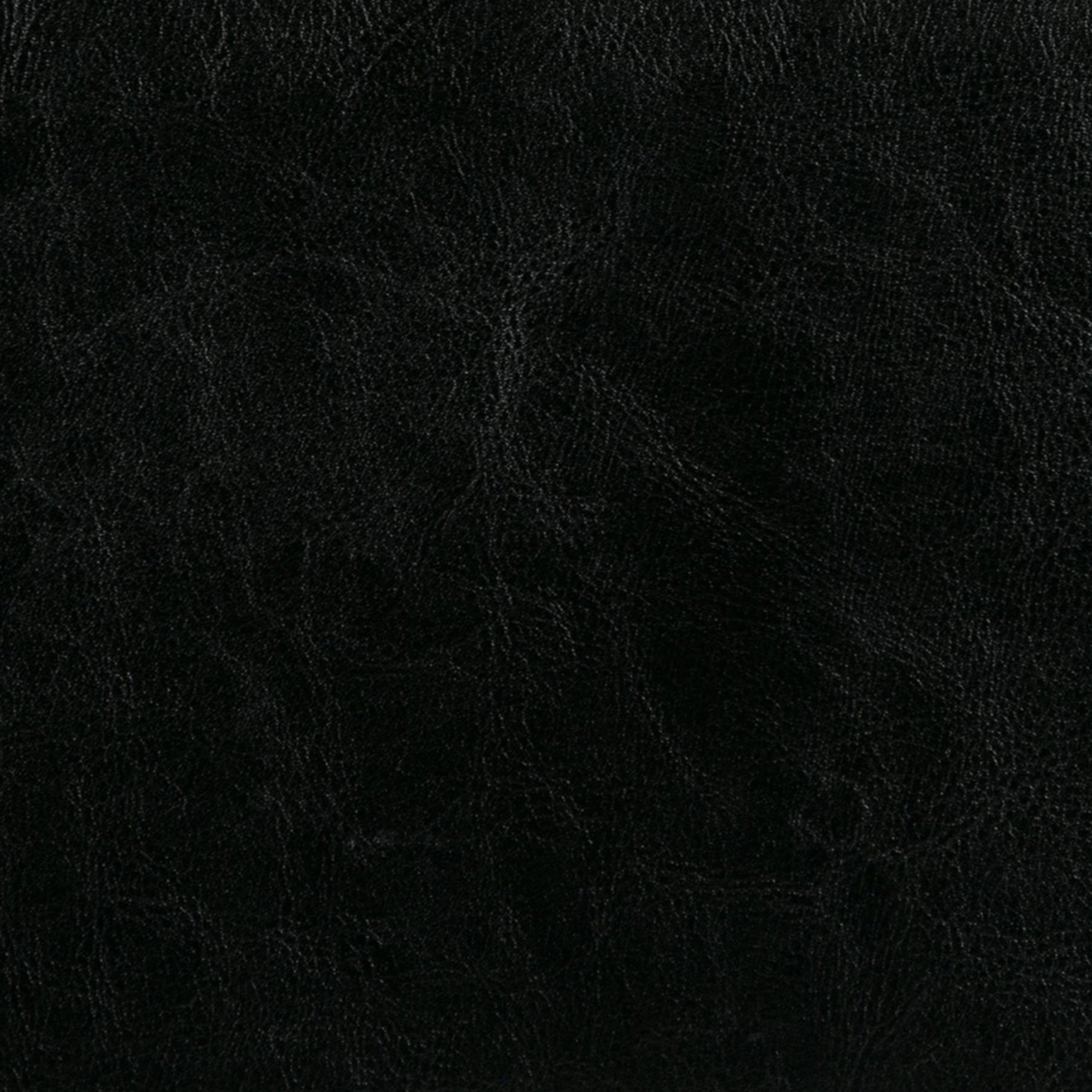 Black Vegan Leather | Avalon Linen Look Storage Ottoman with Three Trays