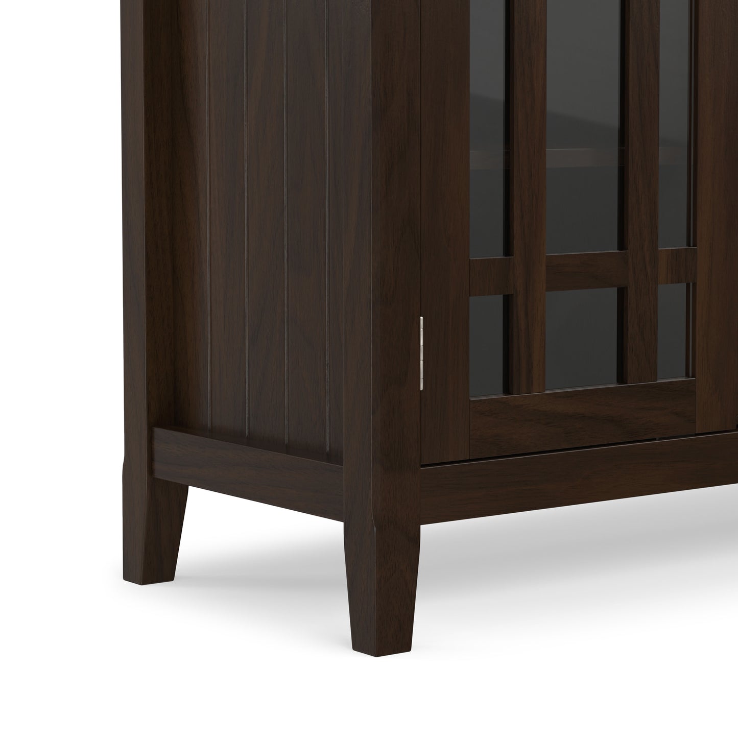 Dark Tobacco Brown Solid Wood - Pine | Bedford Tall TV Stand
