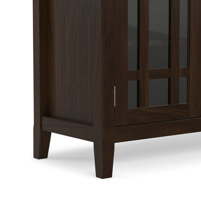 Dark Tobacco Brown Solid Wood - Pine | Bedford Tall TV Stand