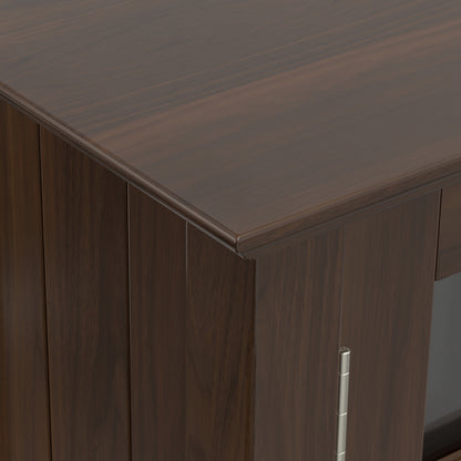 Brunette Brown | Bedford Low Storage Media Cabinet