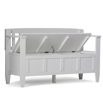 White | Brooklyn Entryway Bench