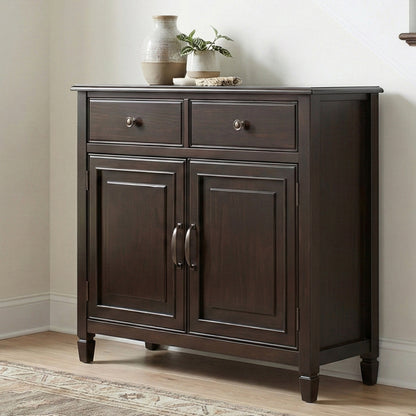 Dark Chestnut Brown | Connaught Entryway Storage Cabinet