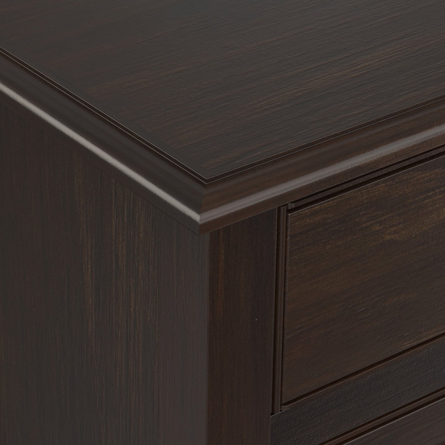 Dark Chestnut Brown | Connaught Entryway Storage Cabinet