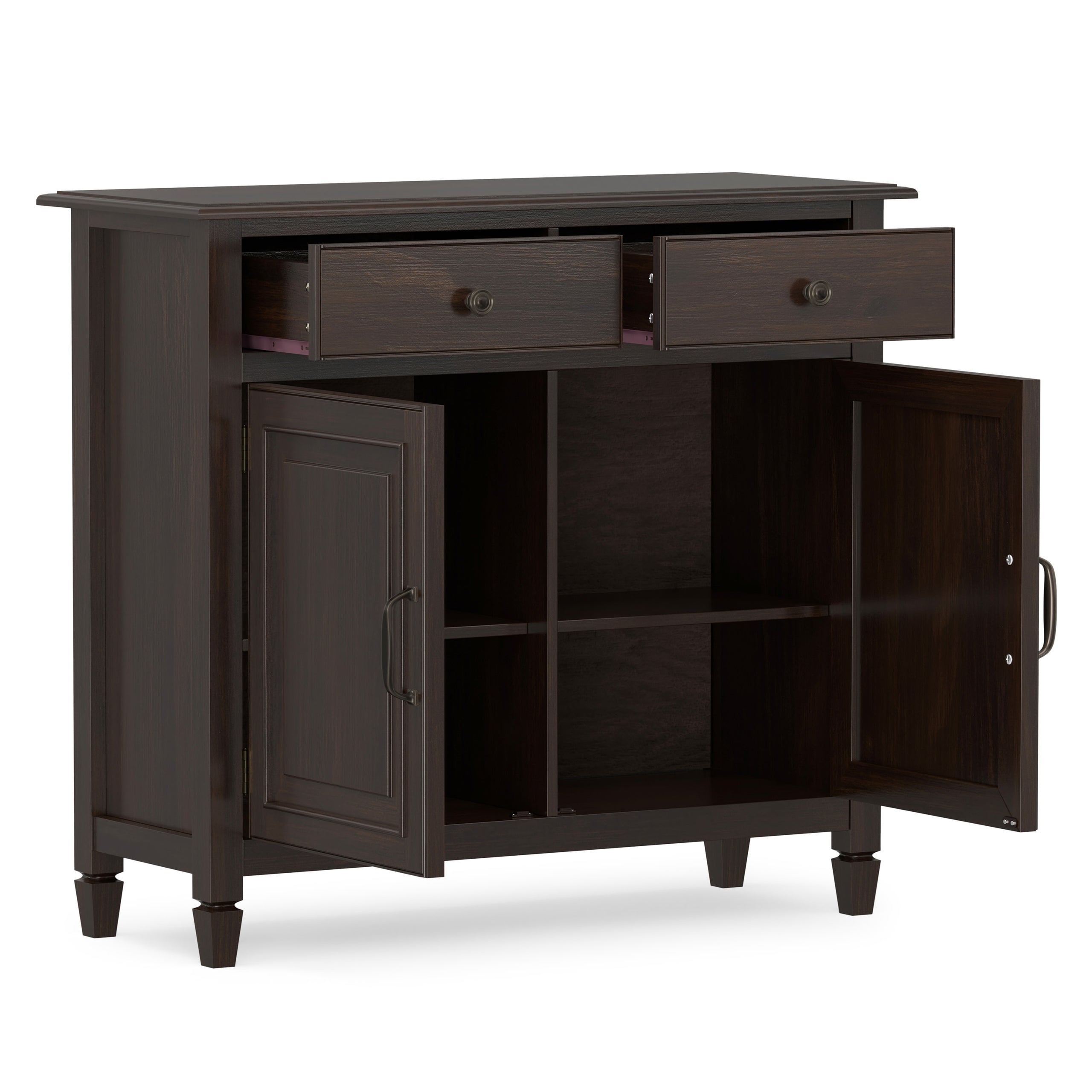 Dark Chestnut Brown | Connaught Entryway Storage Cabinet