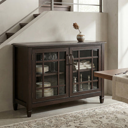 Dark Chestnut Brown | Connaught Low Storage Cabinet