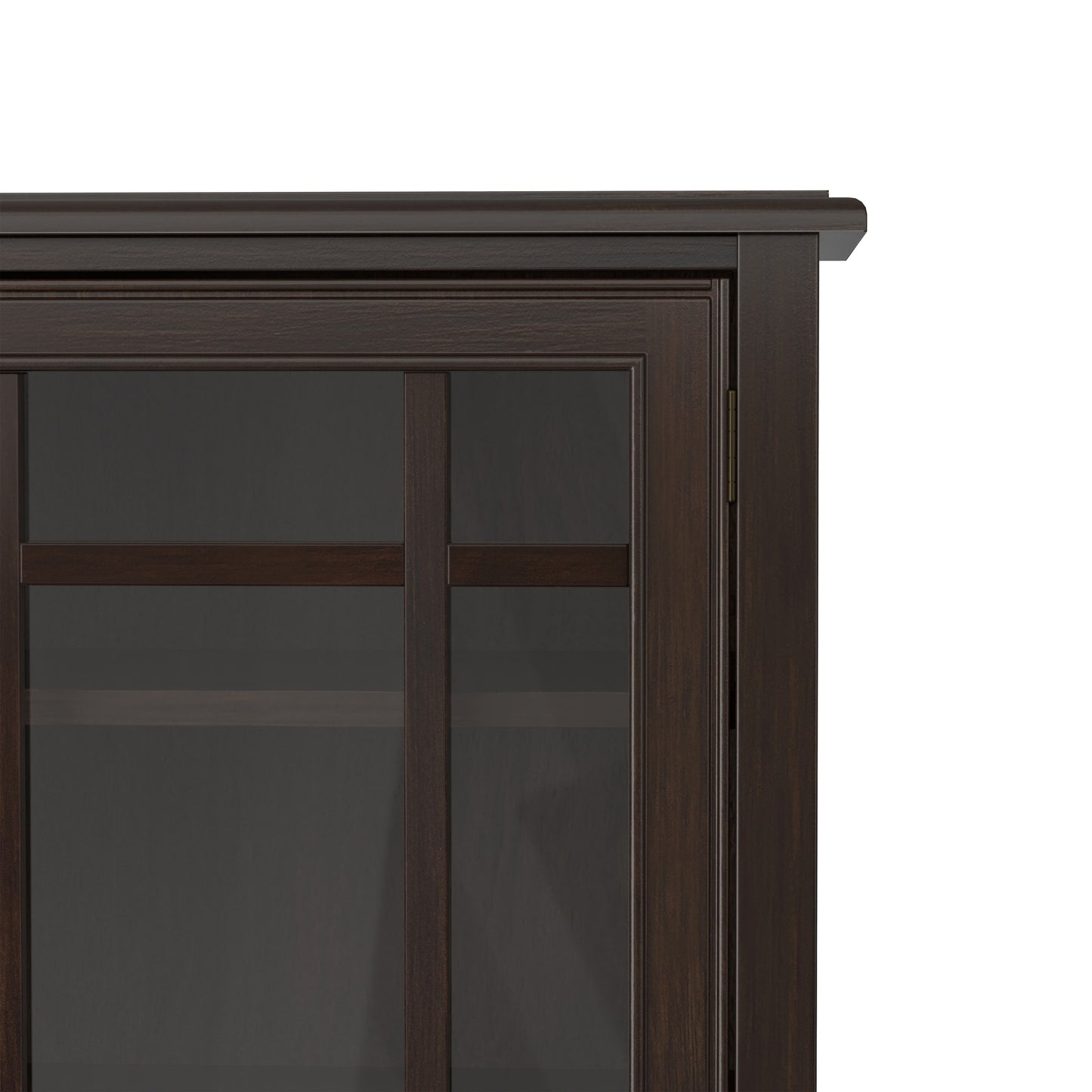Dark Chestnut Brown Solid Wood - Pine | Connaught Tall Storage Cabinet