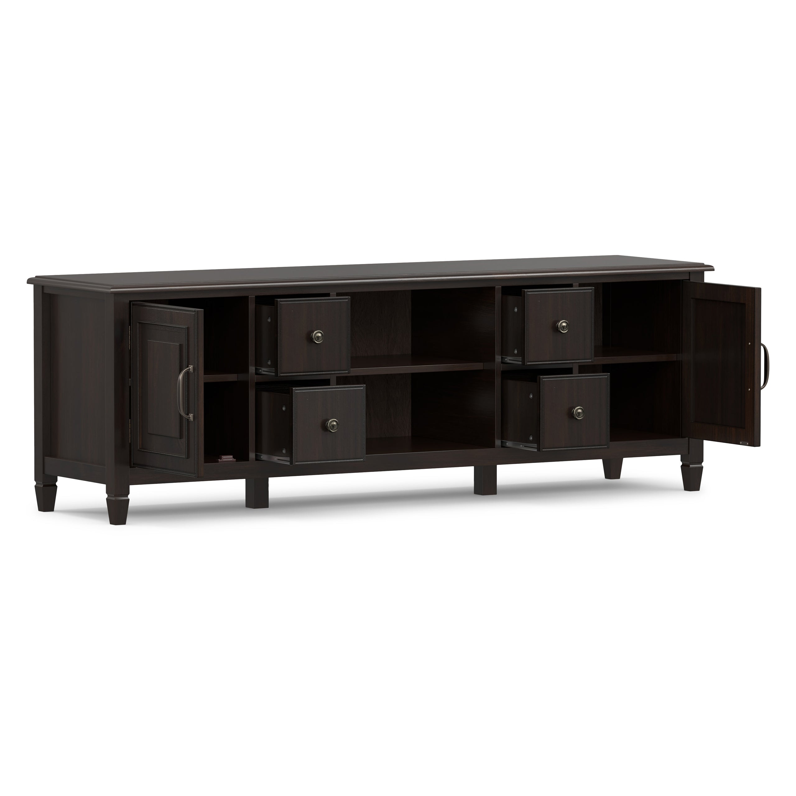 Dark Chestnut Brown | Connaught 72 inch TV Stand