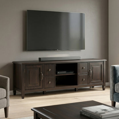 Dark Chestnut Brown | Connaught 72 inch TV Stand