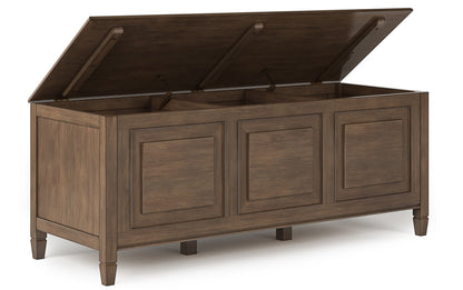 Natural Aged Brown | Connaught Medium Storage Bench Trunk