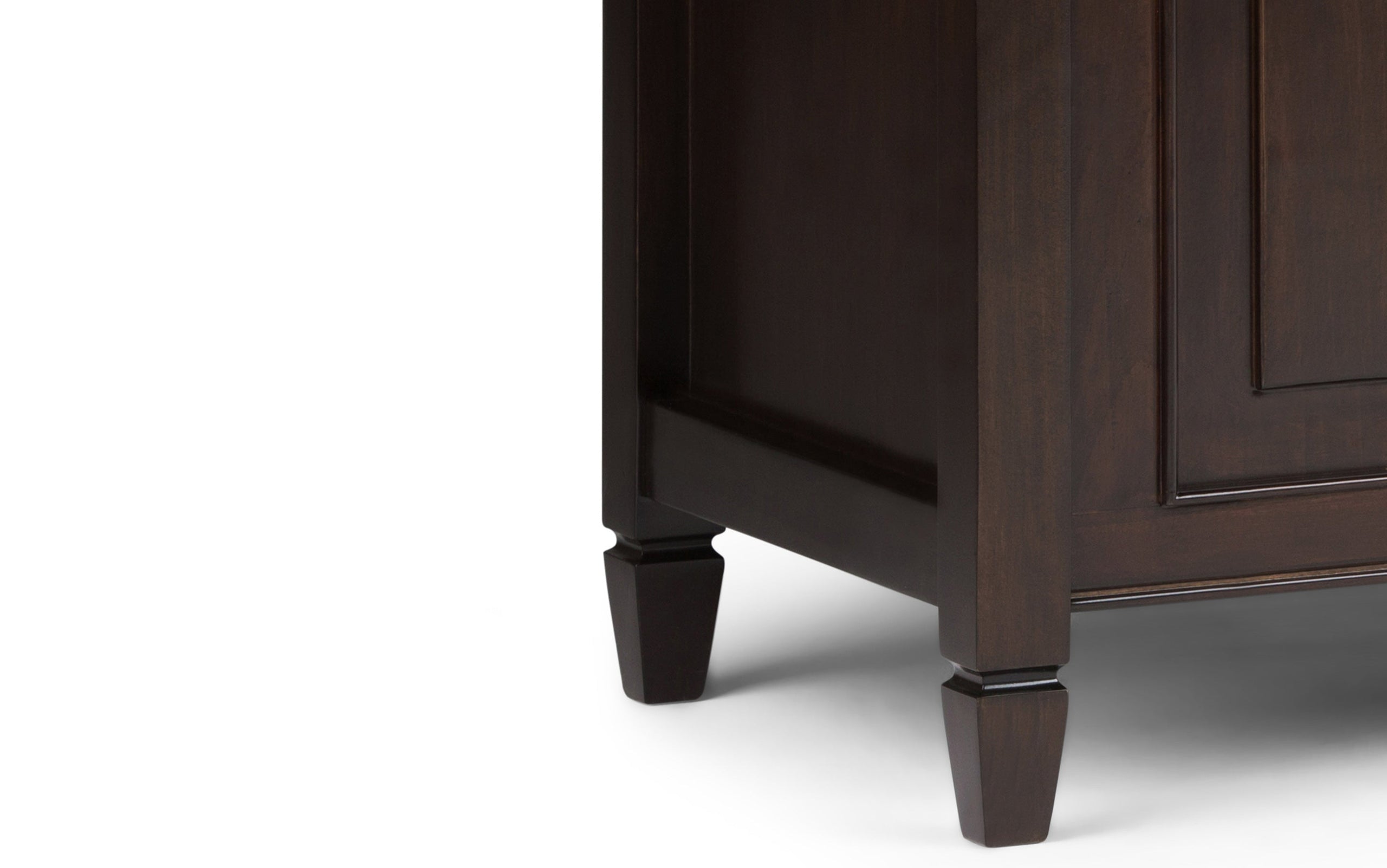 Dark Chestnut Brown | Connaught Medium Storage Bench Trunk