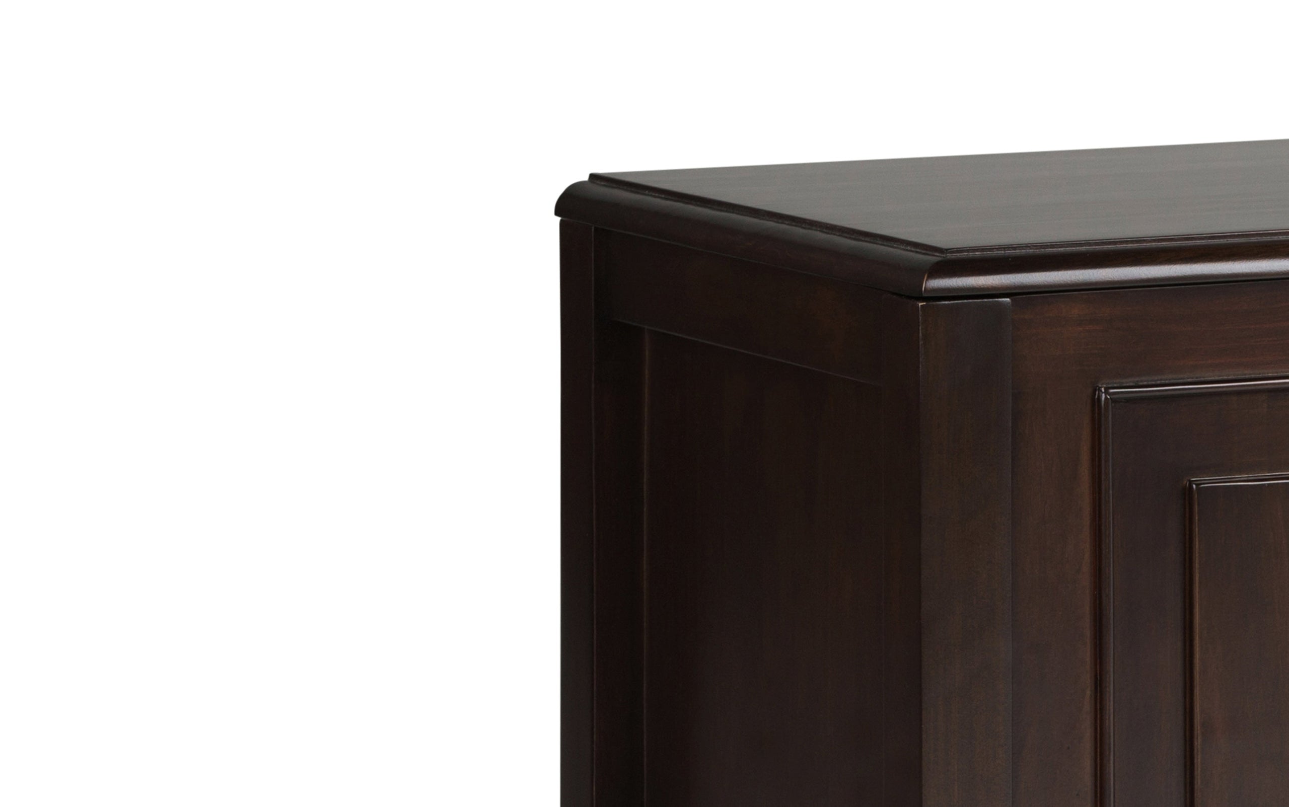 Dark Chestnut Brown | Connaught Medium Storage Bench Trunk
