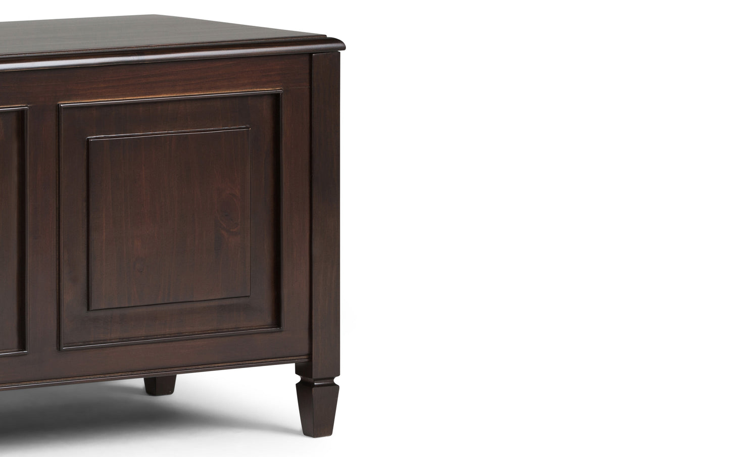 Dark Chestnut Brown | Connaught Medium Storage Bench Trunk