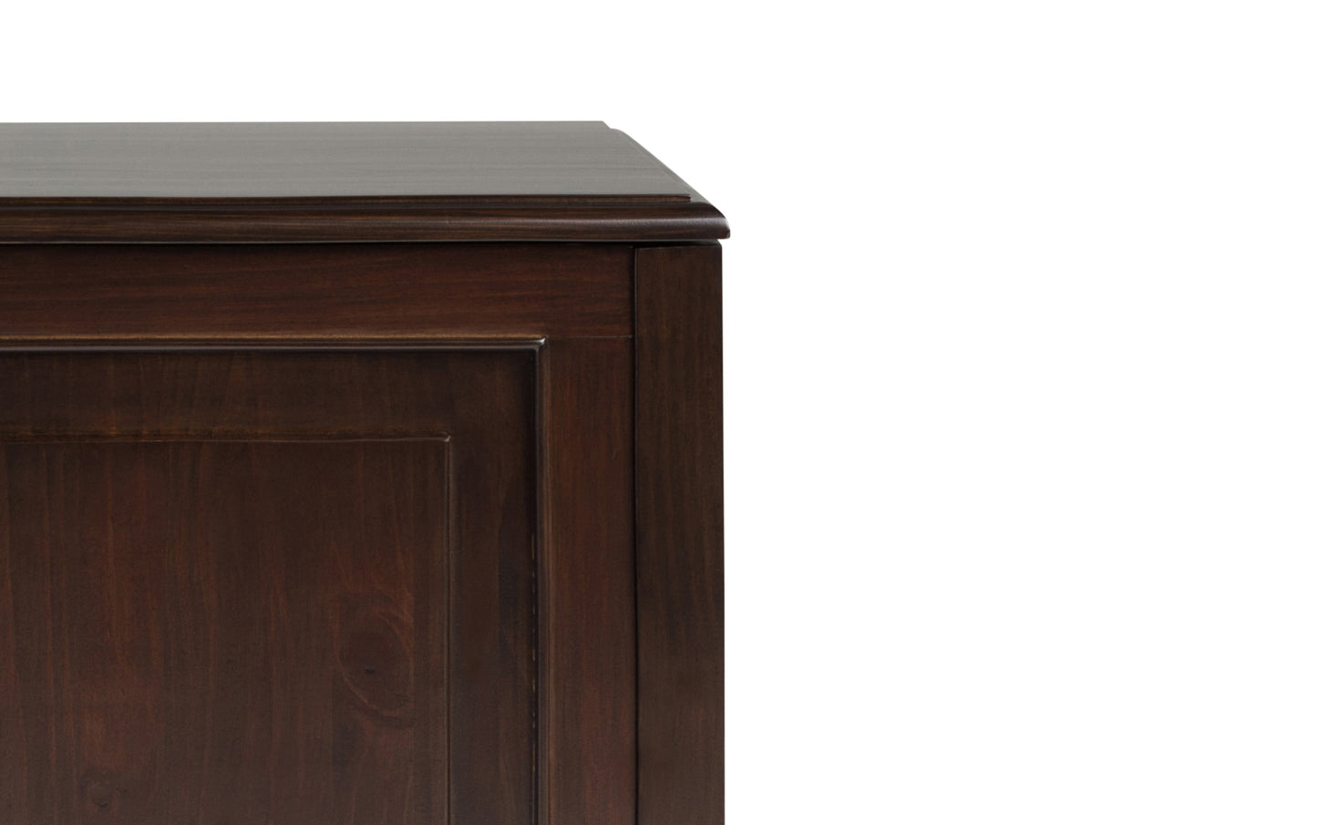 Dark Chestnut Brown | Connaught Medium Storage Bench Trunk