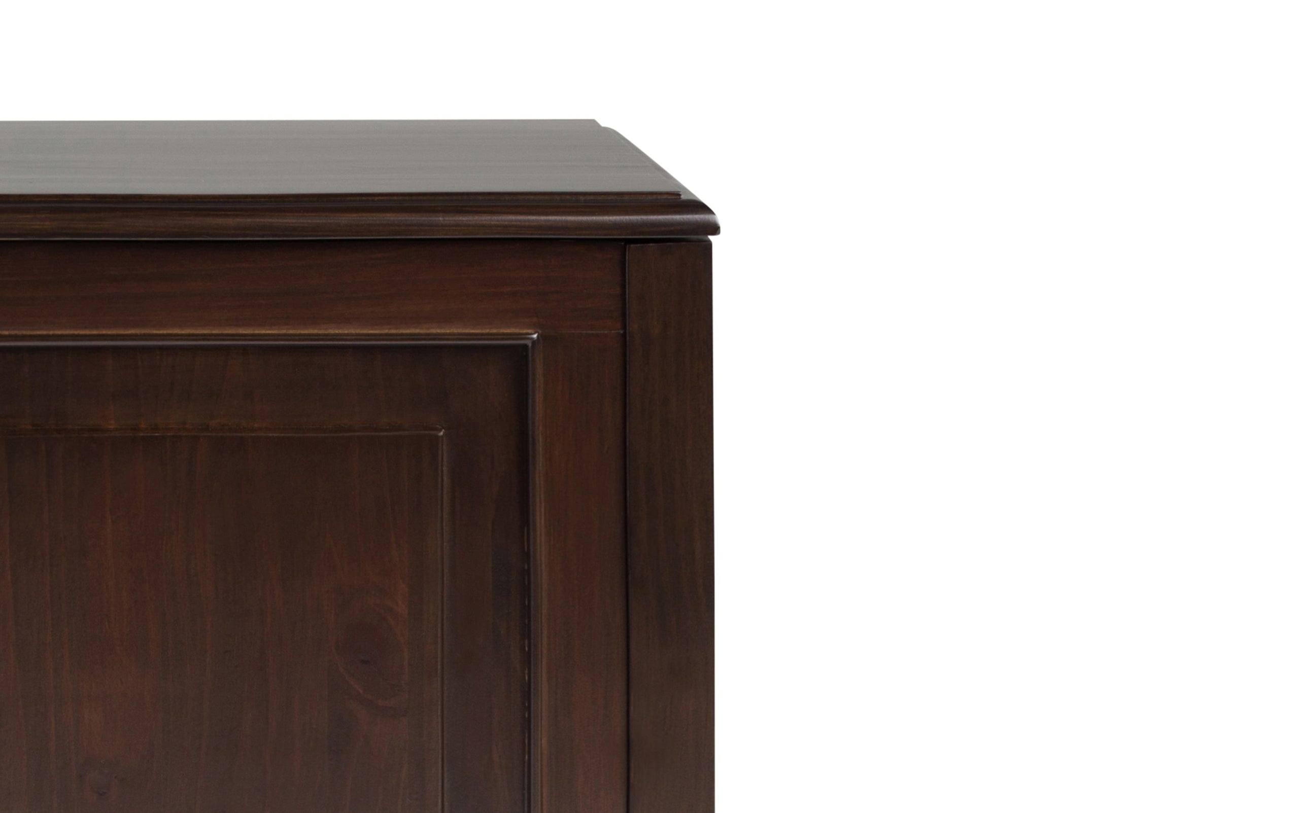 Dark Chestnut Brown | Connaught Medium Storage Bench Trunk