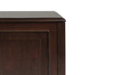 Dark Chestnut Brown | Connaught Medium Storage Bench Trunk